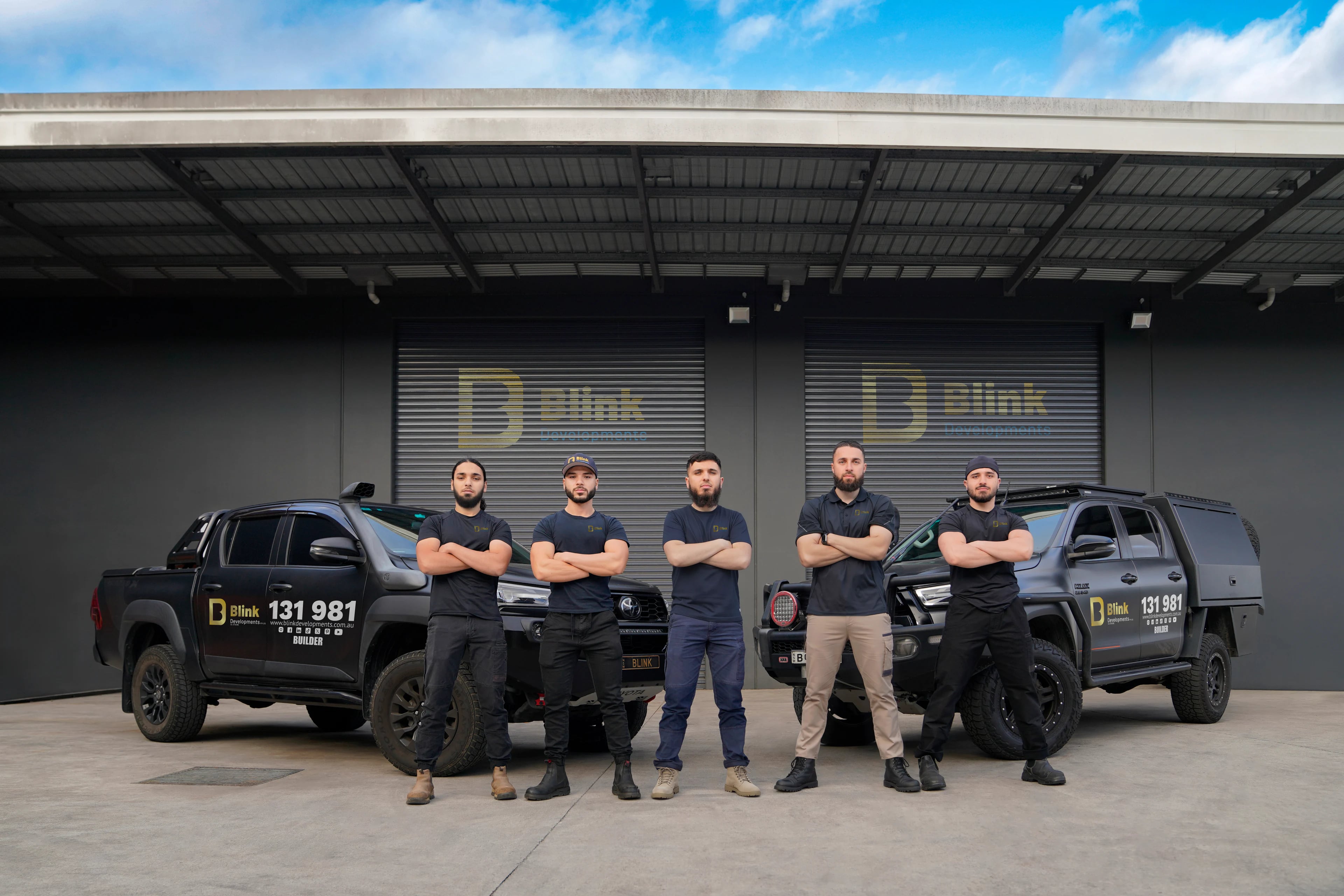 The Bathroom Renovation Artarmon team with their work vehicles